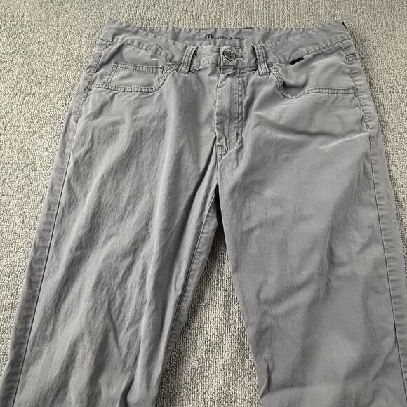 Travis Mathew Pants Adult Size 30W 32L Gray Golf Golfing Casual Trousers Men's - Picture 3 of 14